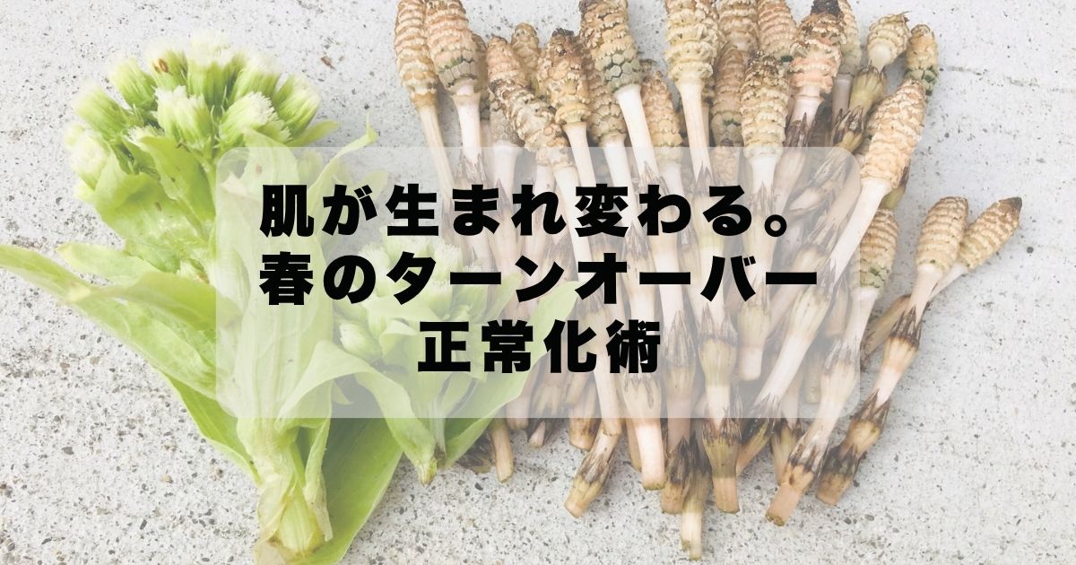 生まれ変わる肌